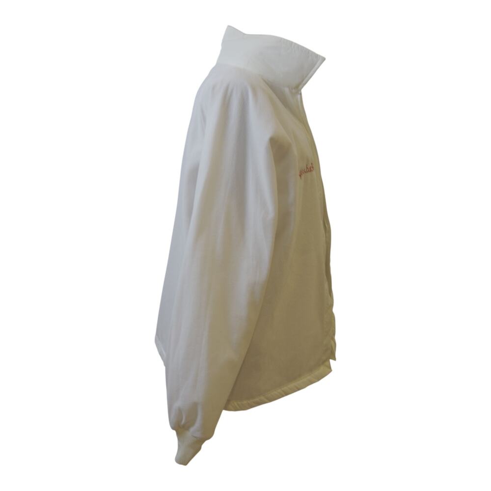 Vintage Birdie White Fleece Lined Windbreaker XL USA Embroidered Audrey Gorpcore - Picture 10 of 12